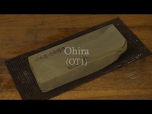 Testing Ohira Natural Sharpening Stone (OT1) - Tosho Knife Arts