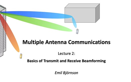 Lecture 2- Basics of Transmit and Receive Beamforming