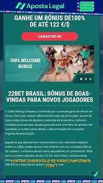 A 22Bet é Legalizada no Brasil? 🤔 Essa bet paga? Vale a pena apostar?