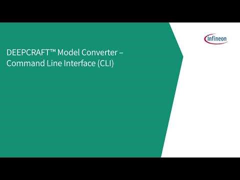 Convert AI models for the edge with the DEEPCRAFT™ Model Converter (with CLI)