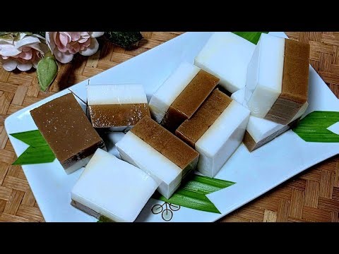 Agar Agar Gula Melaka | Refreshing Palm Sugar Coconut Milk Jelly Dessert