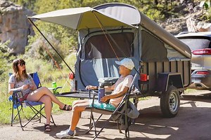 CrashPad , une simple remorque qui se transforme en mini caravane en moins de 10 minutes