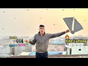 *Hunter* Manjha Testing | Kite Cutting Trick | Kite Flying
