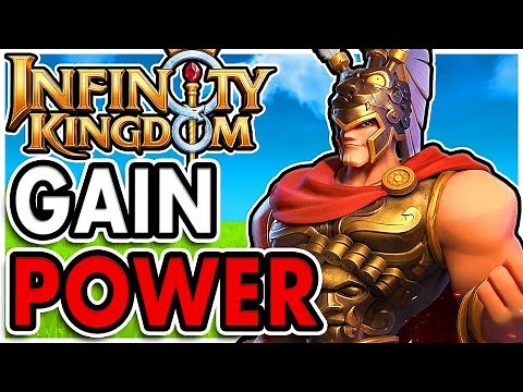 How to GAIN POWER FAST in Infinity Kingdom! Troop Power is EVERYTHING!