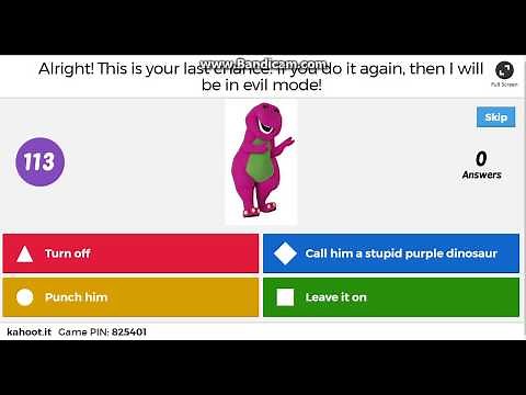 Barney Error Kahoot! Edition