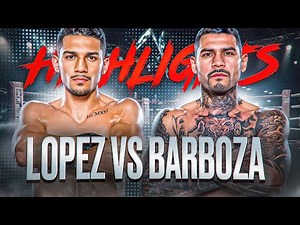 Teofimo Lopez vs Arnold Barboza jr HIGHLIGHTS & KNOCKOUTS | BOXING K.O FIGHT HD