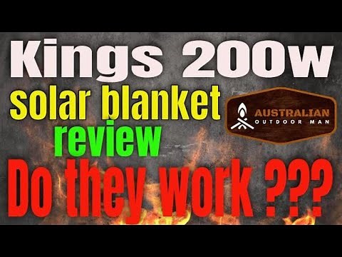 Kings 200w solar blanket review
