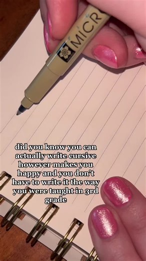 Happy Cursive Writing Fun Fact