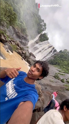 Finally reached the waterfalls! #minivlog #vlogger #ytshortsindia #travelvlog #ytshorts