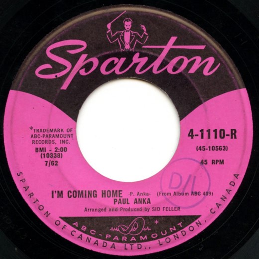 Paul Anka - I'm Coming Home / Cry