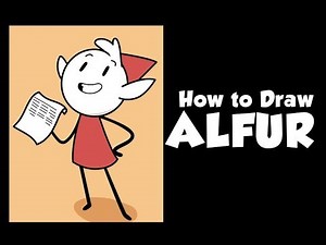 How to Draw Alfur the Elf from Hilda Easy Step by Step Drawing Tutorial for Kids & Beginners