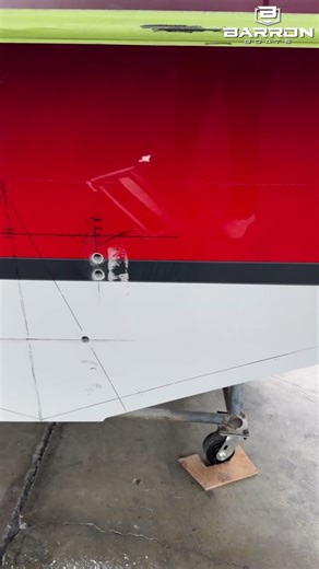 Mercury Racing 500 Outboard install on Barron 242 🔧 • • • #boatlife#boat#manufacturing#mercurymarine#mercuryracing#lakehavasu#azusa#custom#boatbuilding#install#engine | Barron Boats