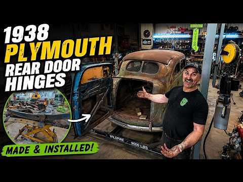 We have a rear door that works! Progress on the 1938 Plymouth Suburban 4x4