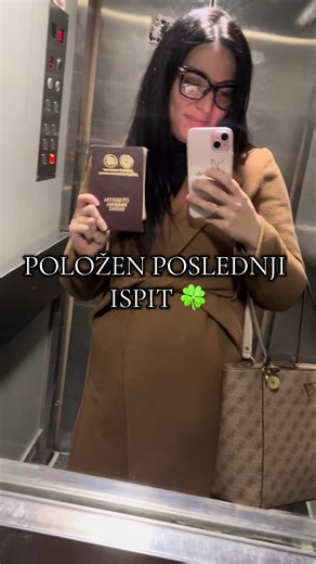 Iiii konačno je došao taj dan, ova žena je dala poslednji ispit ❤️ #poslednjiispit #ispitnirok #studiranje #polozenispit