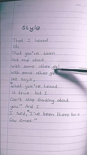 Style lyrics - Taylor Swift #lyrics #trending