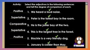 BASIC ENGLISH LESSON 22 / COMPARISON OF ADJECTIVES / GRAMMAR & READING SKILLS /