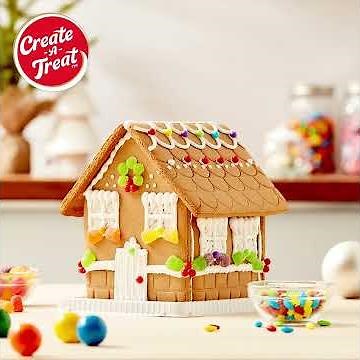 Create A Treat E-Z Build Gingerbread House and Holiday Cookie Decorating Kit
