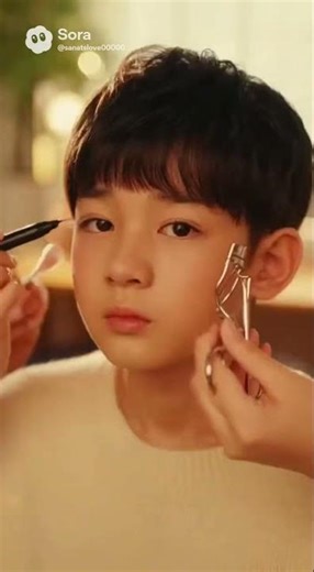 お化粧をされて女の子に変身する男の子#boytogirl #mtf #crossdress #sissy #faminization #TSF