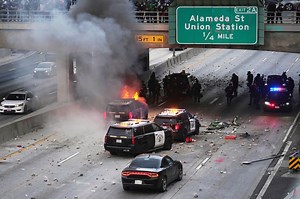 LAPD chief addresses violent protests - full news conference