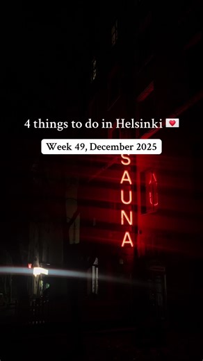 Top Events in Helsinki During Week 49 of December 2025