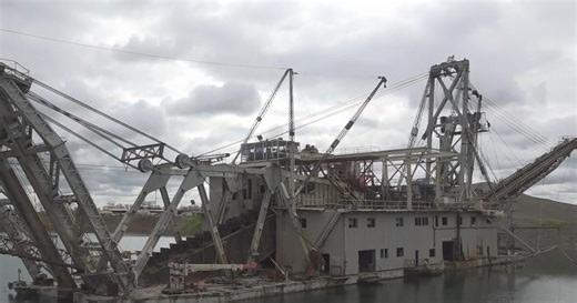 A look inside a historic gold dredge near Marysville