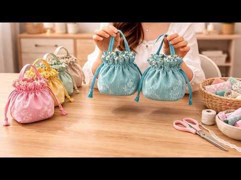 GENIUS DIY! Easy Hand Sewing Project Using Scrap Fabric (Cute Result!)