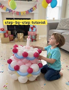 Balloon Cake DIY Tutorial | Step-by-step Video Instructions (digital Download) - Etsy Canada