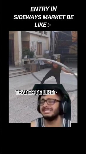 Trader in sideways market 😂🤣. #stockmarket #funny #memes
