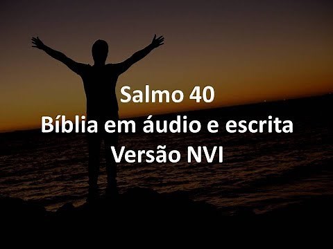 Psalm 40 Audio and Written Bible NIV Version