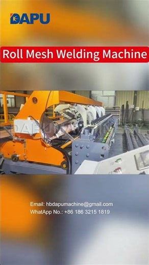 Automatic Roll Mesh Welding Machine | DAPU&RKM Machinery