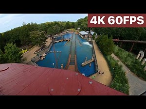 Escape from Pompeii (4K Front Seat POV)- Busch Gardens Williamsburg, VA