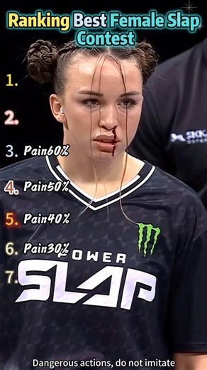 Ranking Best Female Slap Contest #slapbattles #ufc #mma