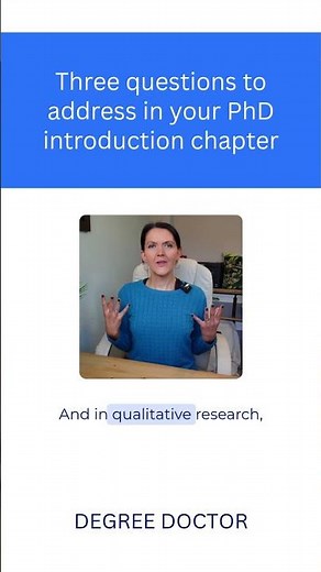 What your PhD introduction is really doing in qualitative research