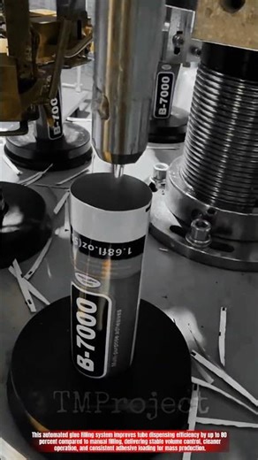 Innovative Glue Filling Automation System: Best Precision Tube Dispensing Action