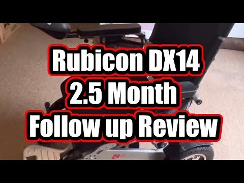 Rubicon FOLLOW UP REVIEW of the Folding Motorized Power Electric Wheelchair