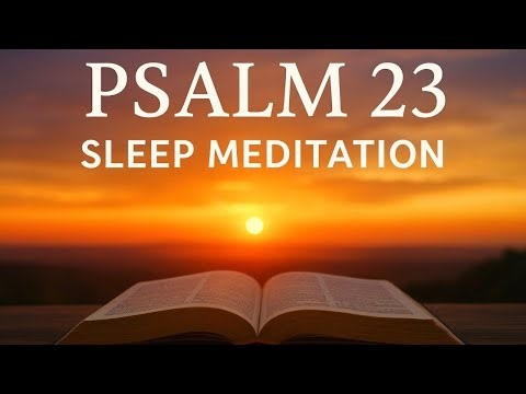 Psalm 23 Guided Sleep Meditation | FALL Asleep to God's Word