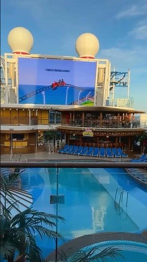 The Carnival Mardi Gras Cruise Ship's Beach Pool Tour