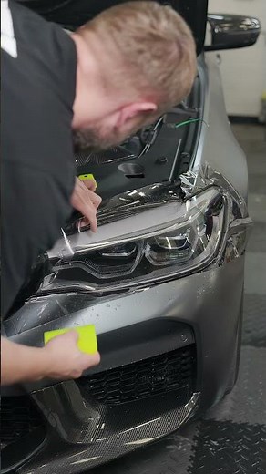 Krok po kroku: przyciemnianie przednich reflektorów w BMW z użyciem folii PPF!