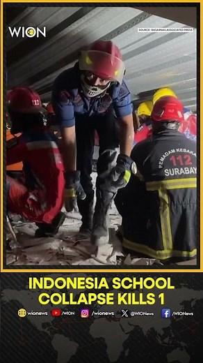Islamic School in Indonesia Collapses Killing at Least 1 and Injuring Dozens More | WION Shorts