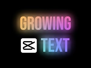 How to Create Glowing Text in CapCut