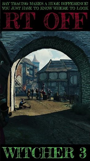 Witcher 3 | Ray tracing ON vs OFF #6