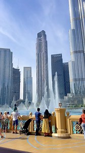 Dubai fountain show in Burj Khalifa ❤️✨🇦🇪.. | official_taj3
