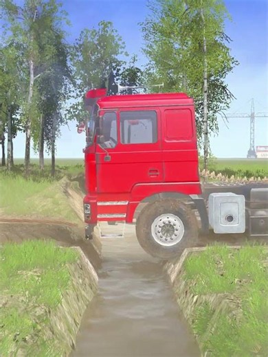 Spintires: MudRunner, an off-road truck simulation game#mudrunner #simulation #shorts