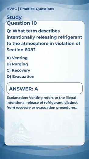 EPA 608 Practice Question | Can You Pass This?