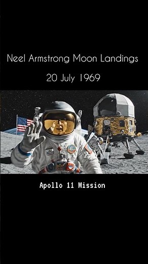 first moon landing 1969 #shorts #moon #landing #history #nasa#upsc#ssc#usa #lunar #space #ai #trend