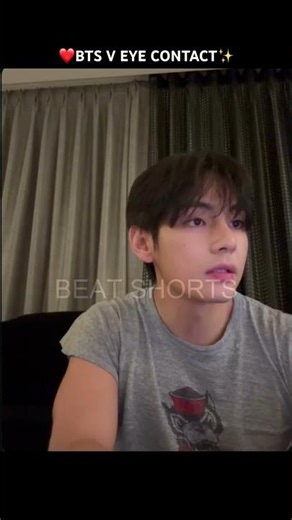 ARMY Can’t Handle This 😍💜 | BTS V Eye Contact That Feels Like a K-Drama ✨ #bts #shorts