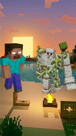 herobrine vs all entity #viral #minecraft #herobrine
