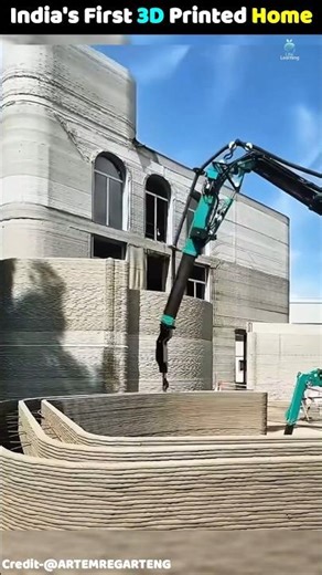 India's First 3D Printed House #shorts #facts #viral #automobile