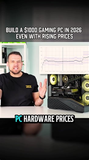Build a $1000 Gaming PC in 2026 Even With Rising Prices #BudgetPCBuild #GamingSetup #PCBuildGuide #BudgetGaming #TechTok