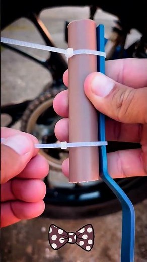 Trick! Tutorial & Tips Automatic Motorcycle Chain Wax Cleaning Hack ! Candle 🕯️ 🕯️